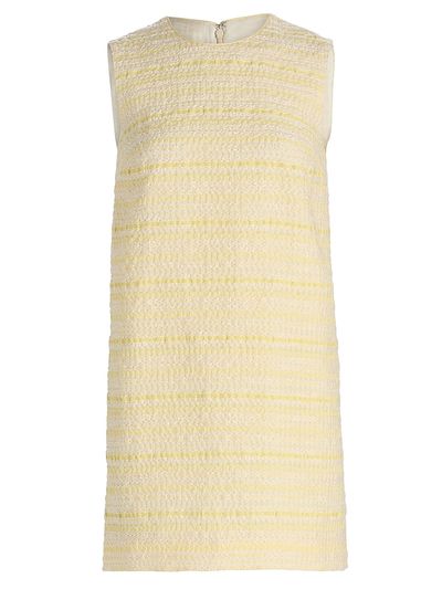 Markarian Women's Daisy Textured Striped Organza Shift Minidress