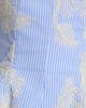 Markarian Women's Lola Floral-Embroidered Pinstripe Peplum Top - 7