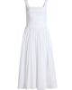 Markarian Women's Maeve Ruched Eyelet Cotton Midi-Dress - 1