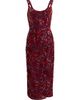 Markarian Women's Marla Velvet Burnout Midi-Dress - 1