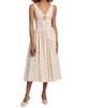 Markarian Women's Penelope Floral Cotton Keyhole Midi-Dress - 3