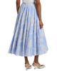 Markarian Women's Soleil Floral-Embroidered Pinstripe Midi-Skirt - 5
