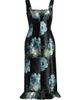 Markarian Women's Tabitha Metallic Floral Brocade Midi-Dress - 1