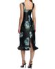 Markarian Women's Tabitha Metallic Floral Brocade Midi-Dress - 5