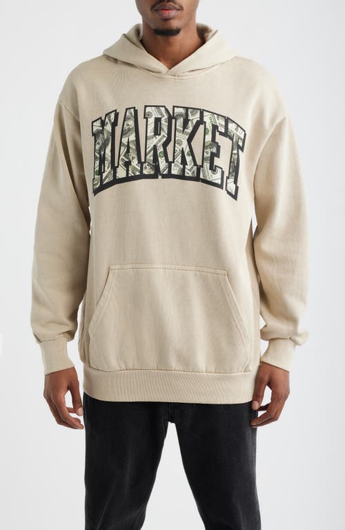 MARKET MARKET Money Arc Oversize Fleece Hoodie