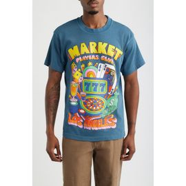 MARKET MARKET Players Club Cotton Graphic T-Shirt