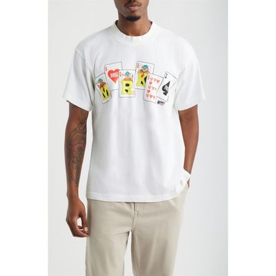 MARKET MARKET Royal Flush Cotton Graphic T-Shirt