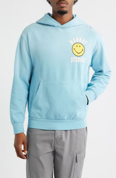 Market Market Smiley Upside Down Lockup Hoodie