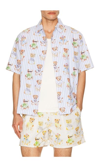 Market Market Teddy Striped Woven Shirt