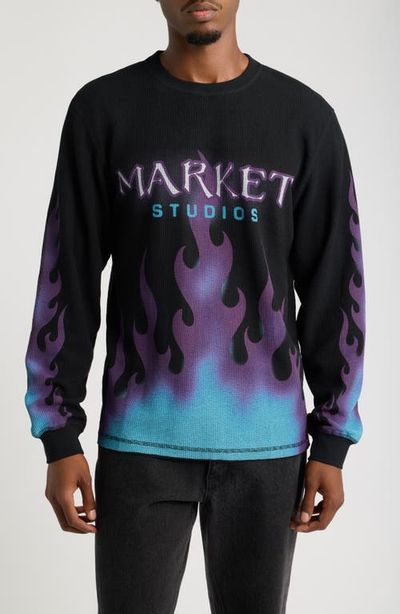 MARKET MARKET Through the Flames Thermal T-Shirt