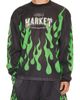 Market Market Toxic Flames Long Sleeve Mesh Jersey - 1