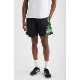 MARKET MARKET Toxic Flames Mesh Shorts