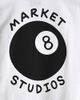 Market Studios Market Studios 8-Ball Graphic Tee in White, Men's at Urban Outfitters - 3