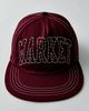 Market Studios Market Studios Big Stitch 5-Panel Snapback Hat in Red berry, Men's at Urban Outfitters - 1