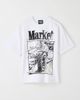Market Studios Market Studios Scribbled Formula 1 Graphic Tee in White, Men's at Urban Outfitters - 1