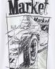 Market Studios Market Studios Scribbled Formula 1 Graphic Tee in White, Men's at Urban Outfitters - 2
