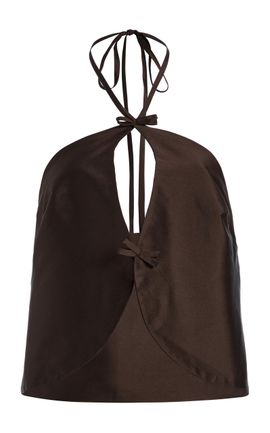 Marlies Grace Marlies Grace Exclusive Celeste Taffeta Halter Top