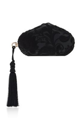 Marlies Grace Marlies Grace Exclusive La Isla Marlies LaceTrimmed Wooden Clutch