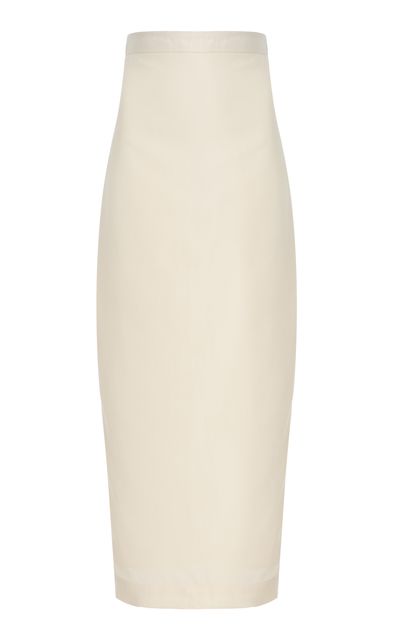 Marlies Grace Marlies Grace Olivia WoolBlend Maxi Column Skirt Ivory L