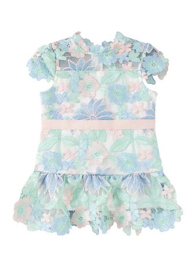 Marlo Kids Marlo Kids Addison Embroidered Mini Dress