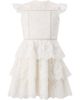 Marlo Kids Marlo Kids Alisha Frill Embroidered Mini Dress - 1