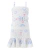 Marlo Kids Marlo Kids Deanna Embroidered Mini Dress - 1
