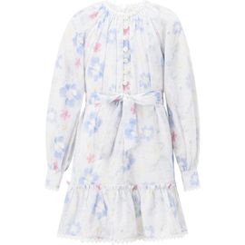 Marlo Kids Marlo Kids Deanna Sleeve Embroidered Mini Dress