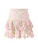 Marlo Kids Marlo Kids Estella Frill Embroidered Mini Skirt - 1
