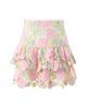 Marlo Kids Marlo Kids Estella Frill Embroidered Mini Skirt - 2