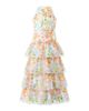 Marlo Kids Marlo Kids Girls' Bianca Embroidered Frill Maxi Dress - 1