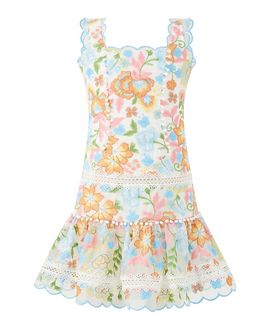 Marlo Kids Marlo Kids Girls' Bianca Embroidered Mini Dress