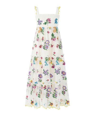 Marlo Kids Marlo Kids Girls' Carly Embroidered Maxi Dress