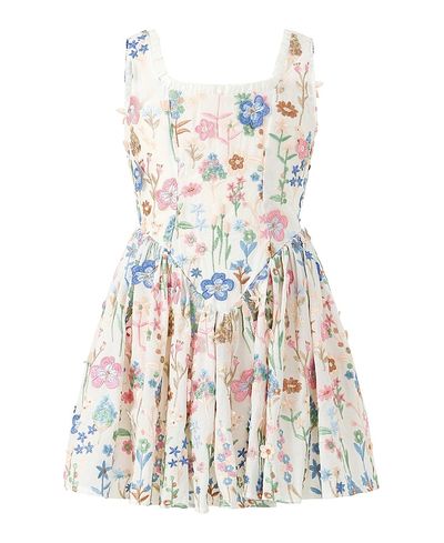 Marlo Kids Marlo Kids Girls' Everly Embroidered Mini Dress