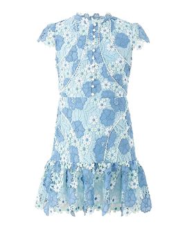 Marlo Kids Marlo Kids Girls' Jade Embroidered Mini Dress