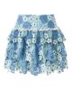 Marlo Kids Marlo Kids Girls' Jade Frill Embroidered Mini Skirt - 1