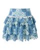 Marlo Kids Marlo Kids Girls' Jade Frill Embroidered Mini Skirt - 2