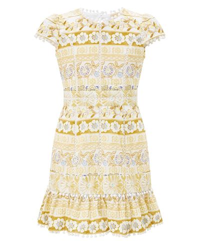 Marlo Kids Marlo Kids Girls' Lara Embroidered Mini Dress