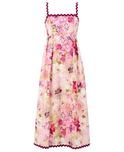 Marlo Kids Marlo Kids Girls' Liana Embroidered Maxi Dress