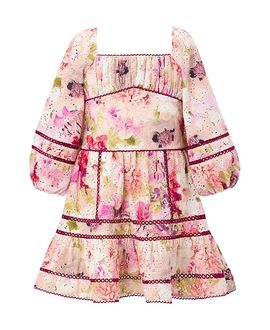 Marlo Kids Marlo Kids Girls' Liana Embroidered Mini Dress
