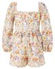 Marlo Kids Marlo Kids Girls' Posie Cotton Embroidered Romper - 2