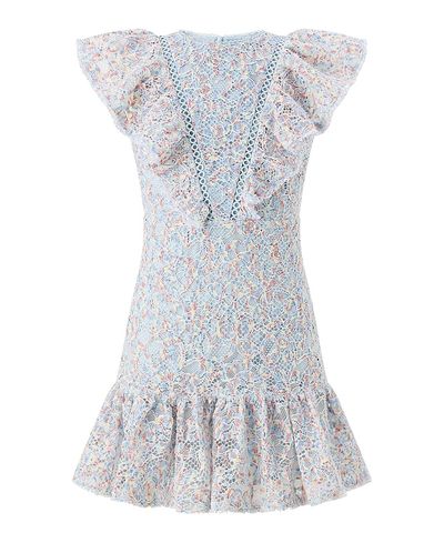 Marlo Kids Marlo Kids Girls' Ryleigh Embroidered Mini Dress