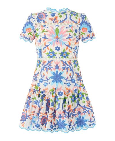 Marlo Kids Marlo Kids Girls' Sarah Embroidered Mini Dress