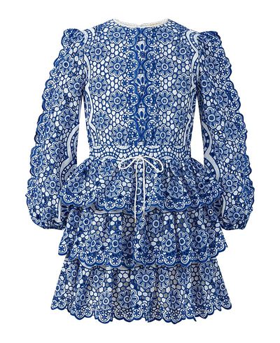 Marlo Kids Marlo Kids Girls' Skyla Sleeve Embroidered Mini Dress