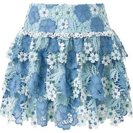 Marlo Kids Marlo Kids Jade Frill Embroidered Mini Skirt (Toddler, Little Kid & Big Kid)