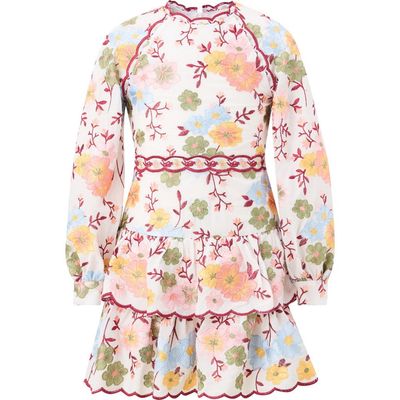 Marlo Kids Marlo Kids Penelope Cotton Embroidered Mini Dress