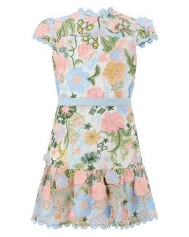 Marlo Kids Marlo Kids Rosalie Embroidered Mini Dress