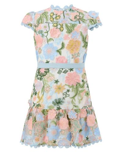 Marlo Kids Marlo Kids Rosalie Embroidered Mini Dress