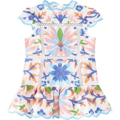 Marlo Kids Marlo Kids Sarah Embroidered Mini Dress