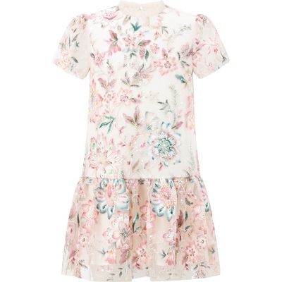 Marlo Kids Marlo Kids Veronica Embroidered Mini Dress