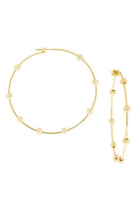 MARLYN SCHIFF MARLYN SCHIFF Ball Hoop Earrings